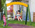 eibe lily of the valley swing - wood and steel toddler playground swing 8