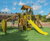 Belavista play unit, solo - softwood playground structure for outdoors - on this page