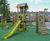 Belavista play unit, solo - softwood playground structure for outdoors 1