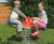 eibe double spring rocker bear - outdoor playground rocker, wood and steel 0