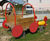 eibe multi-spring rocker covered wagon - playground spring toy for children 1