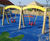 eibe lily of the valley double swing - toddler swing set for playgrounds 2