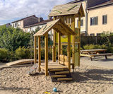 Mountain Lake Play House - outdoor larch and softwood play structure - on this page