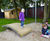 Crawling bridge - softwood play bridge for playgrounds and sandboxes 1