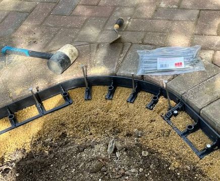 ACO BorderGuard - flexible edging for paving and ground reinforcement tiles