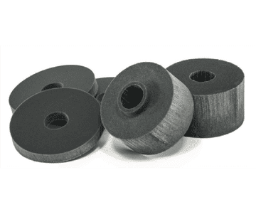 TVS resilient elastic washers for vibration control