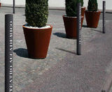 Diffusion News - customisable steel security bollard for outdoor spaces - on this page