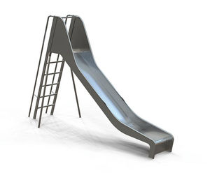 Slide With Ladder PH 150 cm - stainless steel playground slide with ladder