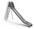 Slide With Ladder PH 200 cm - stainless steel playground slide with ladder 0