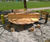Seating Group Noa - natural robinia outdoor table and bench set 0