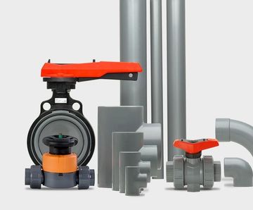 ABS System - cemented plastic piping for low-temperature HVAC applications