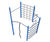 Hexagonal climbing unit - steel playground climbing frame for outdoor use 1
