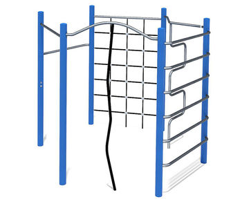 Hexagonal climbing unit - steel playground climbing frame for outdoor use