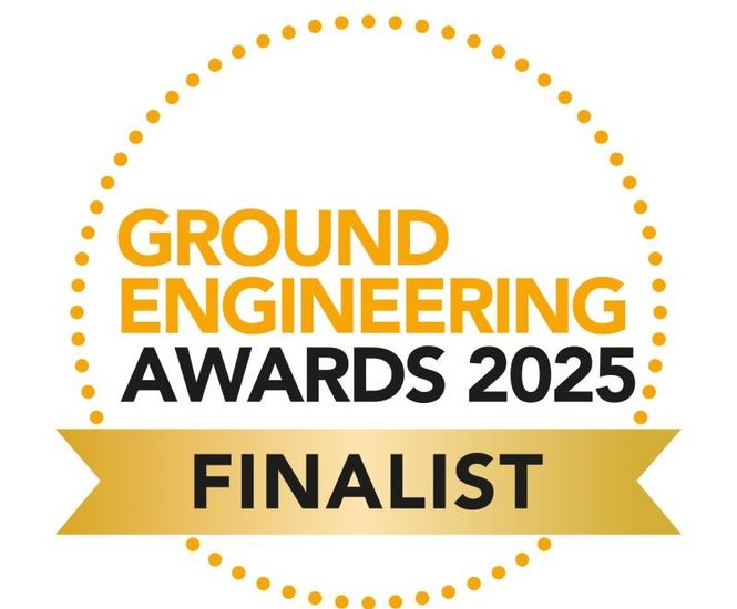 Sustainability Finalist in Ground Engineering Awards 2025