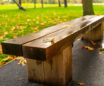 Lincoln 71018 oak bench