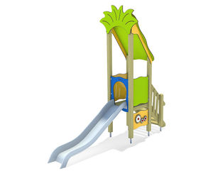 Tim play unit, solo - outdoor wood playground structure for children