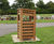 Hastingwood - closed top iroko hardwood outdoor litter bin 1