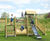 Standard Double Tower (K-72) - timber playground climbing frame for parks 10
