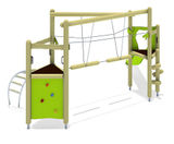 Asurka play unit, solo - outdoor wood playground for children - on this page