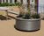 Centerline CLPL - contemporary round steel outdoor planter 1