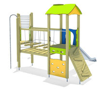 Ella play unit, solo - outdoor wood playground for children