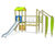Ella play unit, solo - outdoor wood playground for children 1
