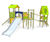 Sam play unit, solo - wood playground structure for outdoor play 1