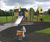 Sam play unit, solo - wood playground structure for outdoor play 2