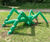 Grilli grasshopper play unit - green robinia wood carved animal play figure 1
