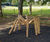 Thekla climbing spider - natural robinia wood playground climbing figure 0