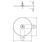 Carousel Leda Ø 1,15 - natural robinia wood playground roundabout 4