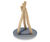 Carousel Leda Ø 1,15 - natural robinia wood playground roundabout 2