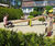 Golpio beam seesaw - four-seat outdoor robinia wood playground seesaw 0