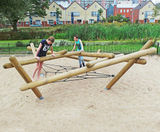 Terion climbing structure - softwood outdoor playground climbing frame - on this page
