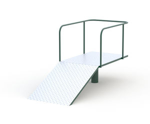 Aerial Runway Start Platform - aluminium access platform for zip lines