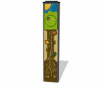 Sensory Totem - recycled HDPE outdoor interactive play panel