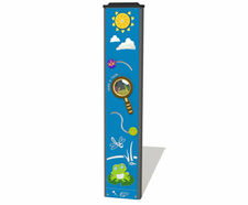 Minibeast Totem - recycled HDPE outdoor interactive play activity panel