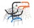 Tango the Toucan - steel and rope climbing play structure 1