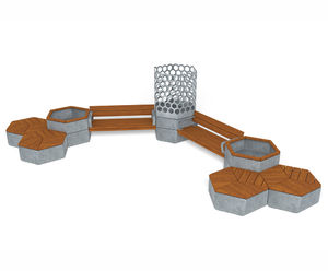 Introducing Rosenlund modular street furniture combinations from HAGS