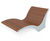 Sunbed Solberga - outdoor wood and steel sun loungers for public spaces 7