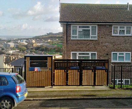240-360 litre wheeled bin enclosures – PBL wasteSTOR 