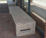 Bus Shelter Bench - concrete outdoor bus shelter & public space seating