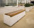 The Cheshire Bench - concrete and hardwood outdoor public seating 1