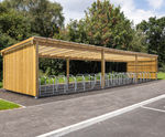 Sheldon Modular Timber Cycle Shelter - SCS302