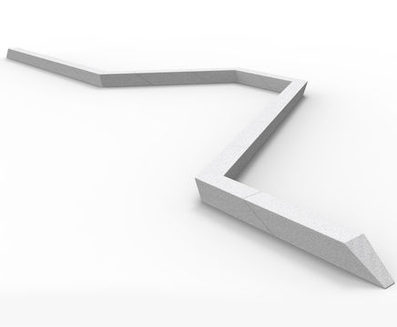 Delaware Bench - concrete outdoor seating for public spaces