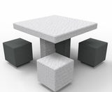 EcoFit Table And Seating - concrete outdoor table and bench set - on this page