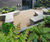 Georgia Bench - exposed concrete outdoor seating bench 1