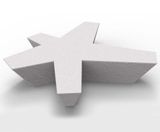 Star Bench - outdoor concrete bench for public parks and urban spaces - on this page