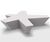 Star Bench - outdoor concrete bench for public parks and urban spaces 1