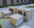 Chess Table - outdoor concrete chess table 1